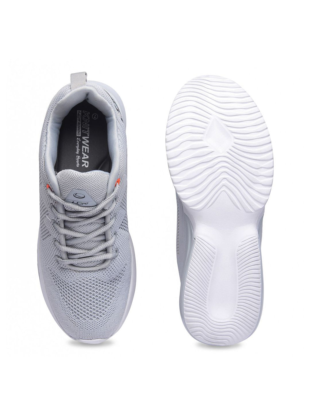  Lancer Men Grey Textile Running Non-Marking Shoes