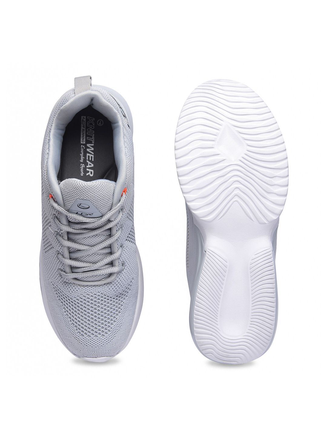  Lancer Men Grey Textile Running Non-Marking Shoes