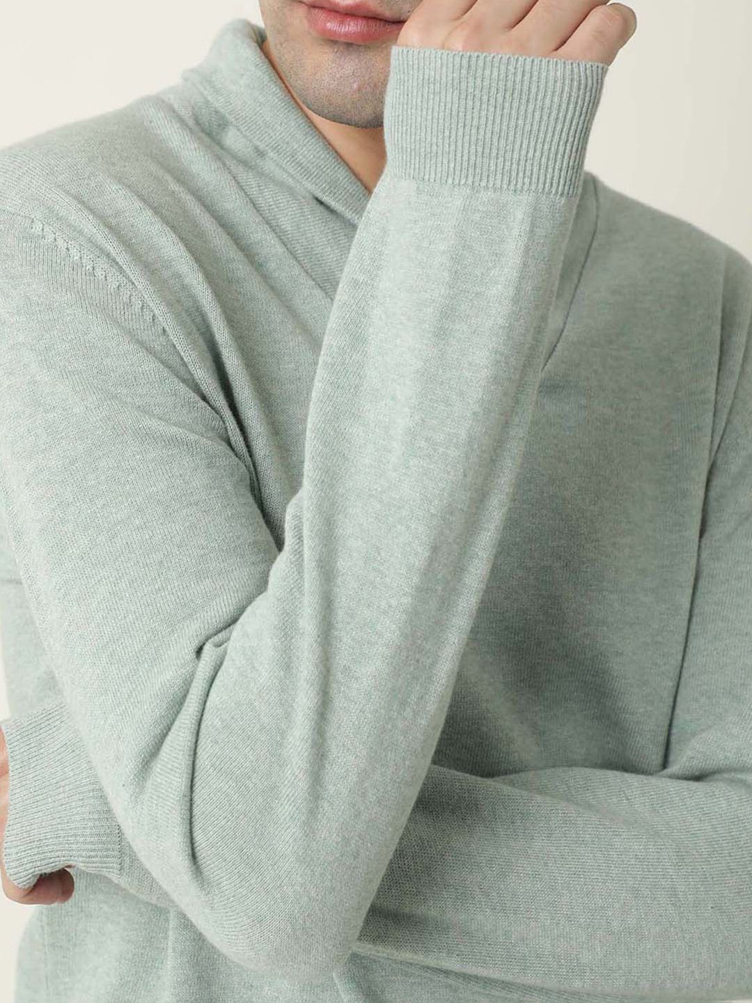  RARE RABBIT Men Green Sweatshirt