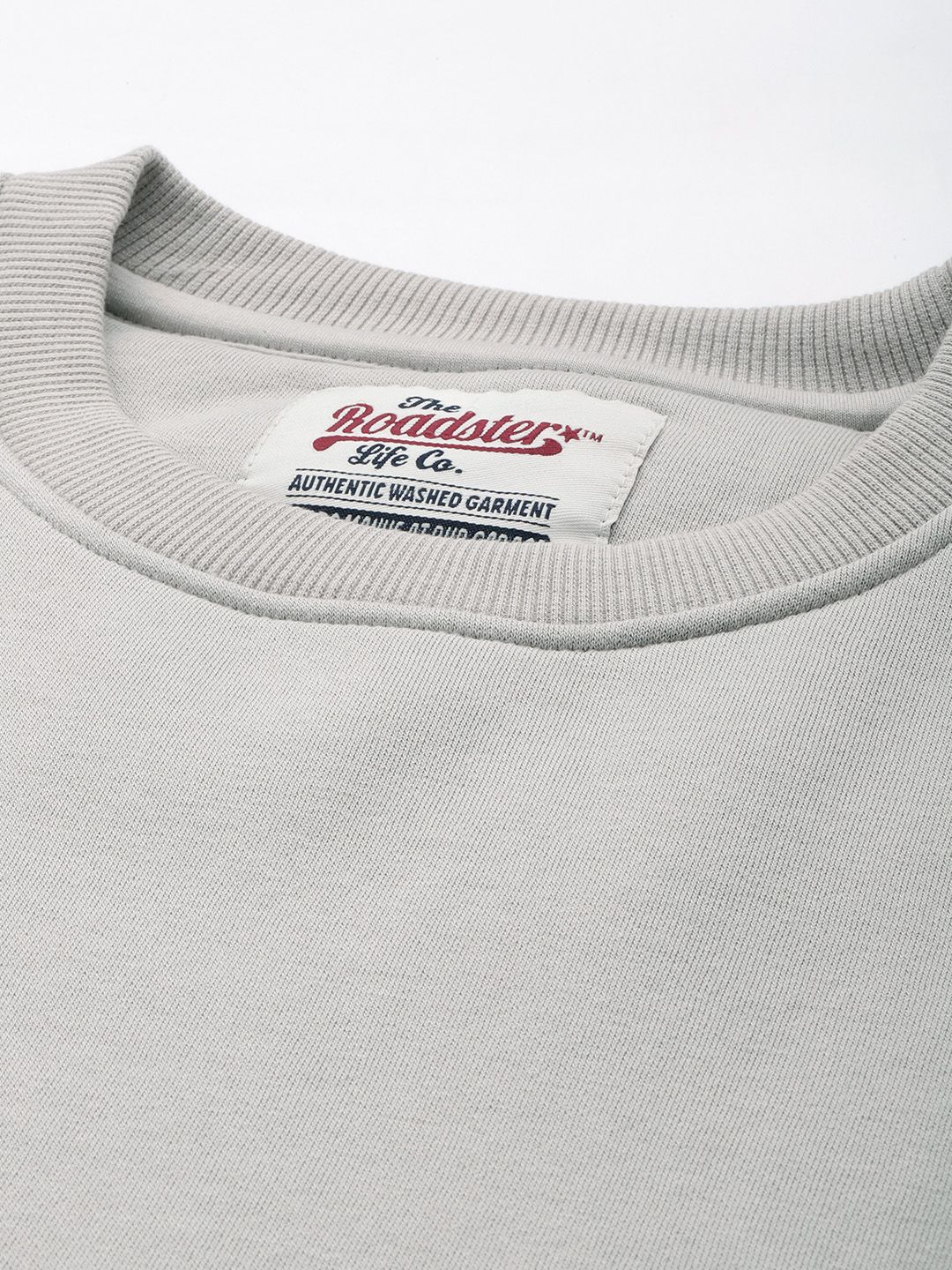  The Roadster Lifestyle Co. Men Solid Sweatshirt
