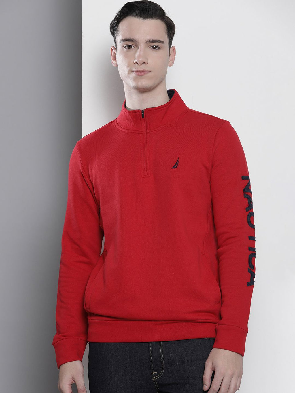  Nautica Men Sweatshirt With Embroidered Detail