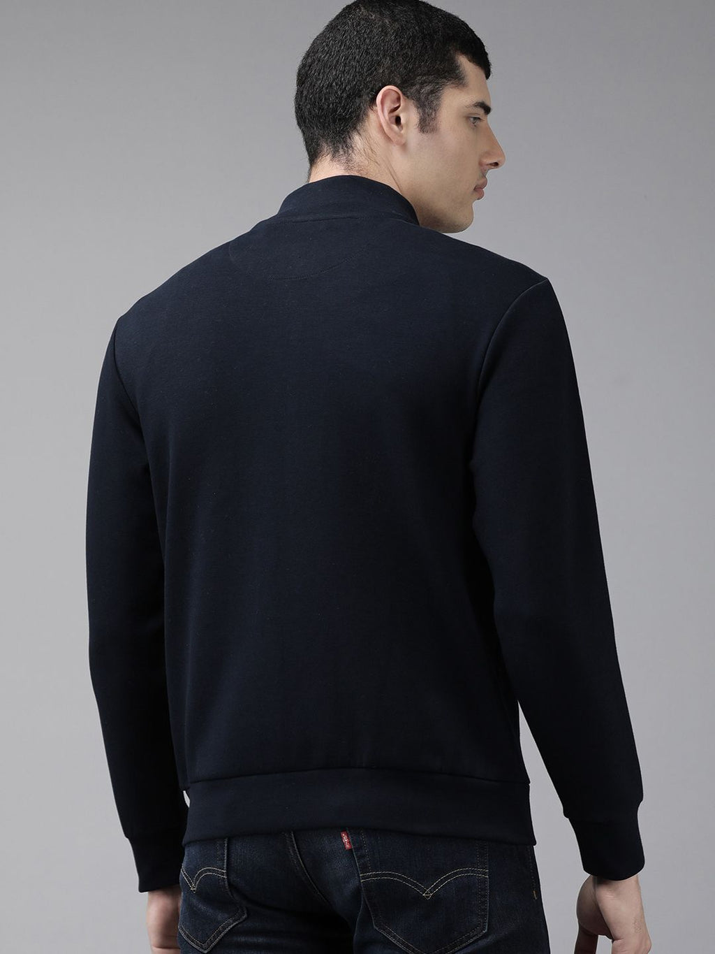  U.S. Polo Assn. Men Navy Blue Sweatshirt