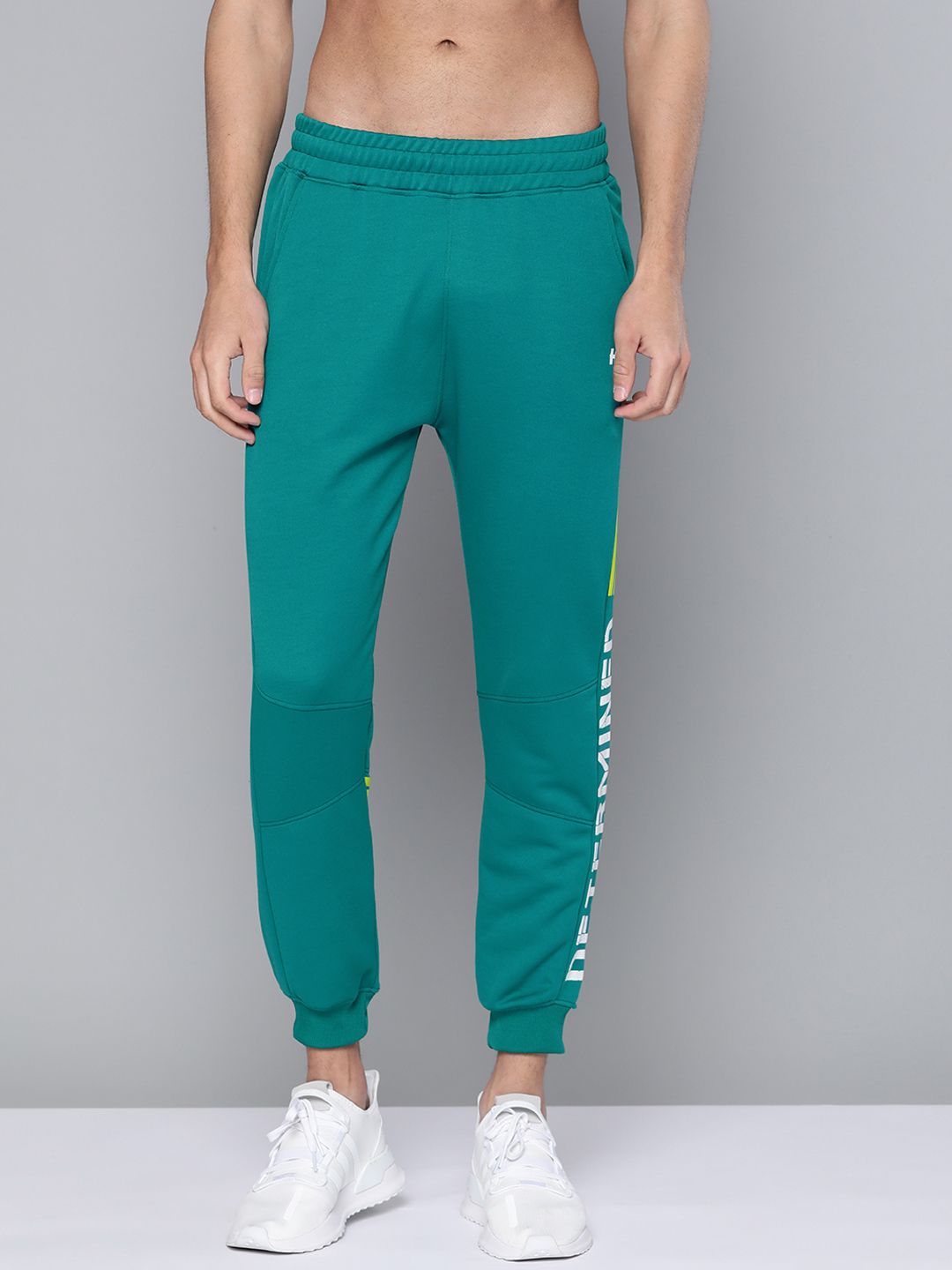  HRX By Hrithik Roshan Training Men Virdigiris Rapid-Dry Typography Track Pants
