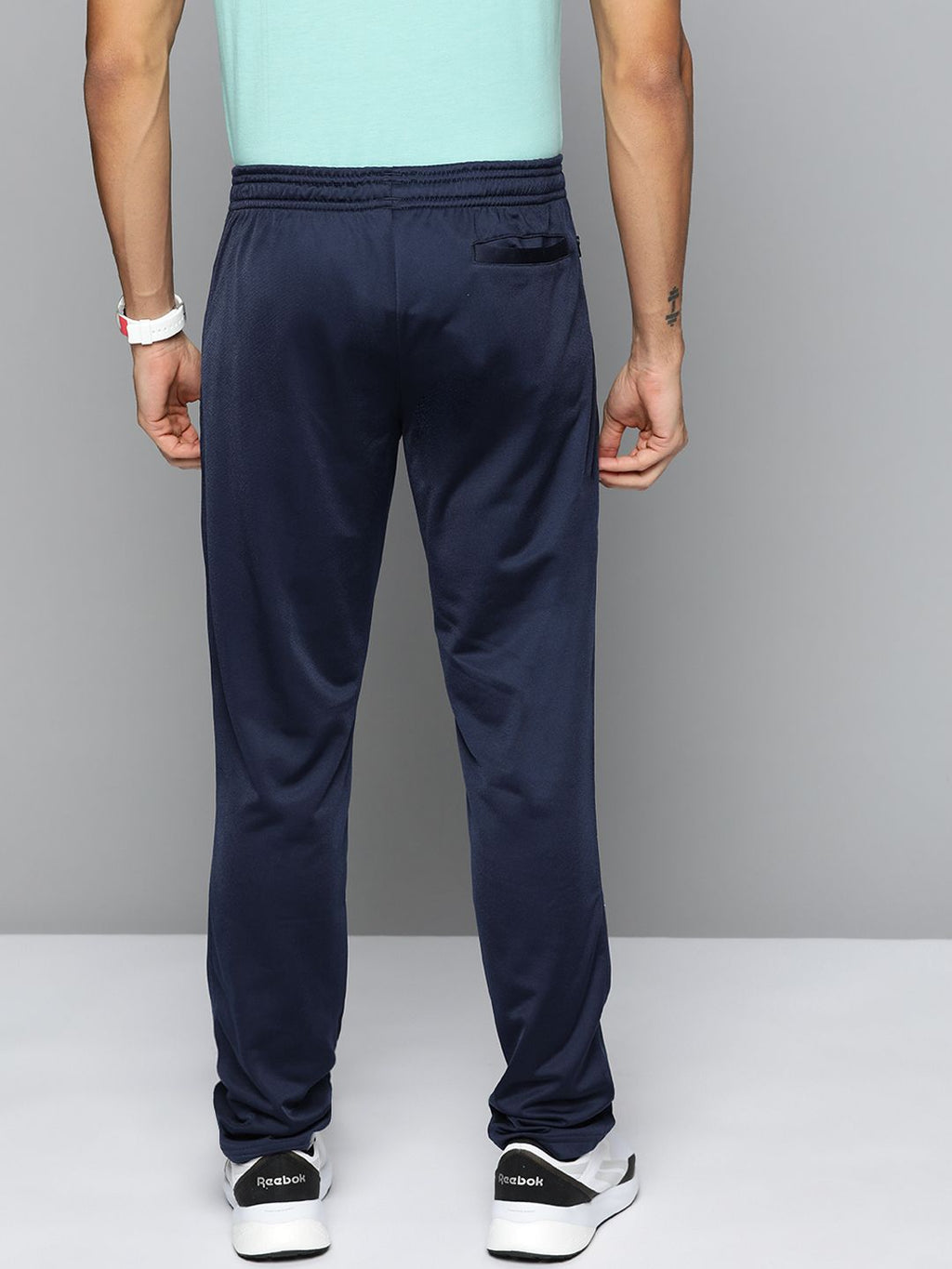  Reebok Men Navy Blue Training Speedwick Track Pants