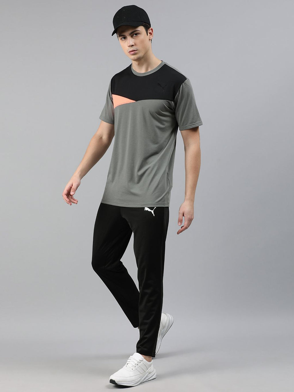  Puma Men Black Solid Dry Cell Slim Fit FtblPLAY Training Track Pants