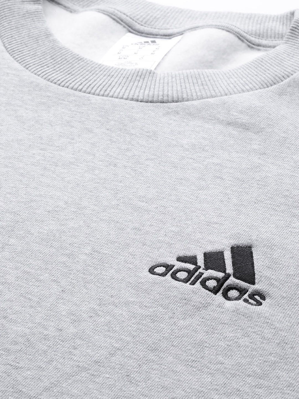  ADIDAS Men Grey Melange FL 3S Sweatshirt
