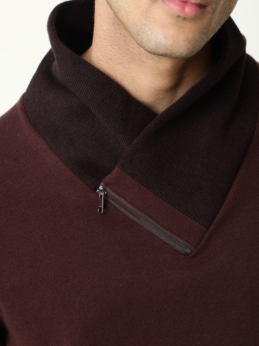  RARE RABBIT Men Brown Pullover Sweatshirt