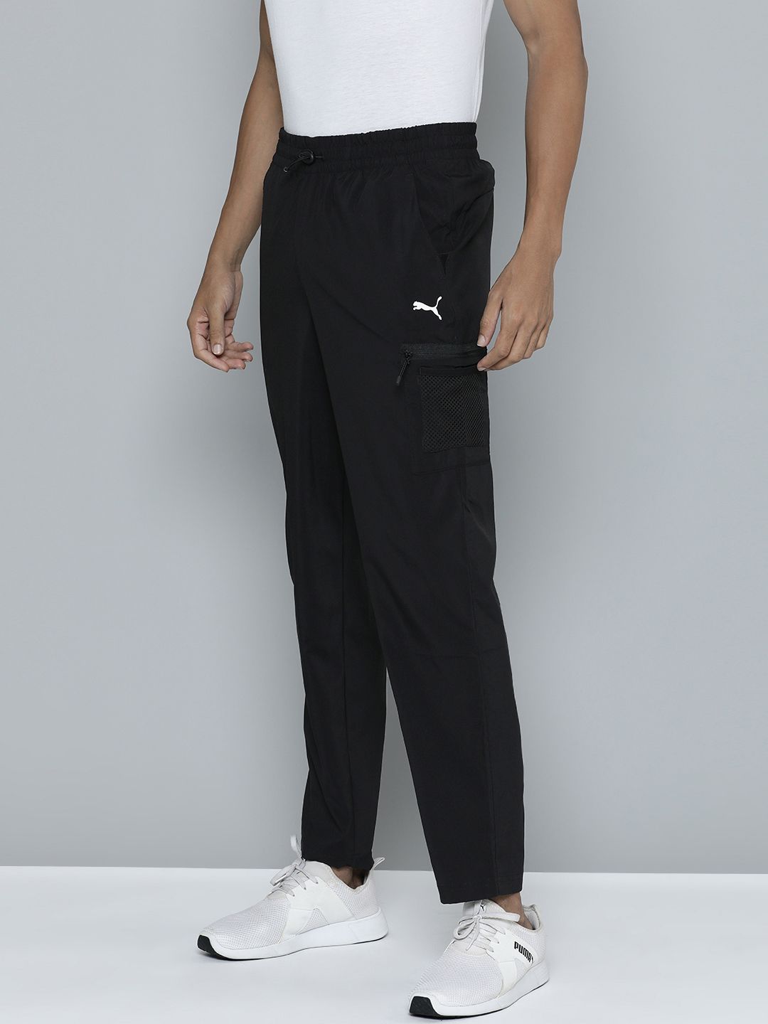  Puma Men OPEN ROAD Woven Solid DryCELL Regular Fit Outdoor Track Pant