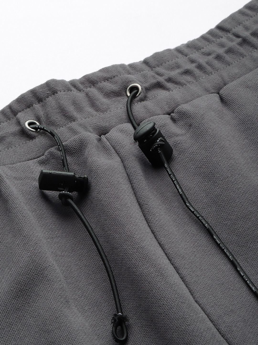  FORCE IX Men Solid Relaxed Fit Pure Cotton Cargo Joggers