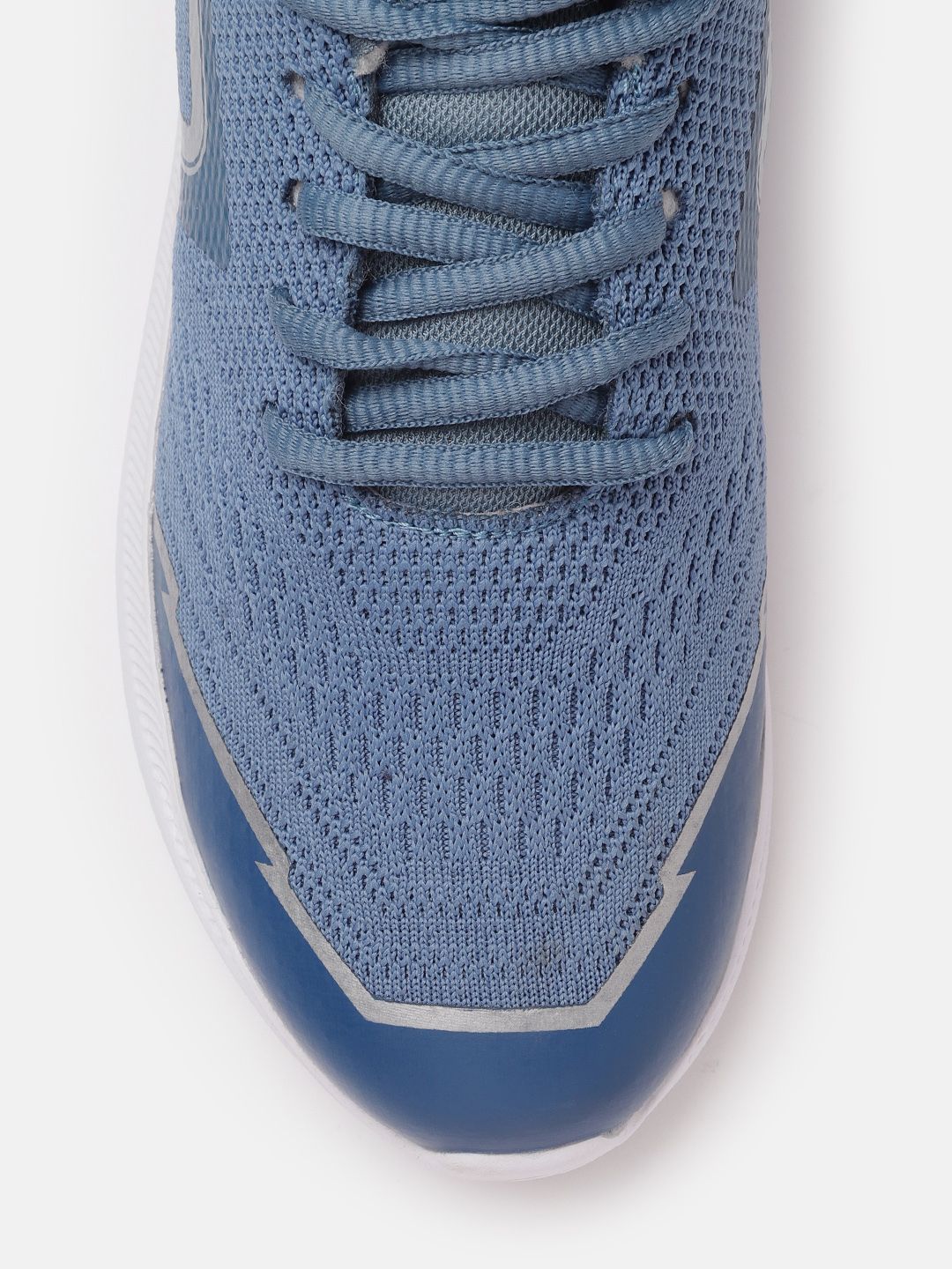  Slazenger Men Blue Woven Design Walking Shoes