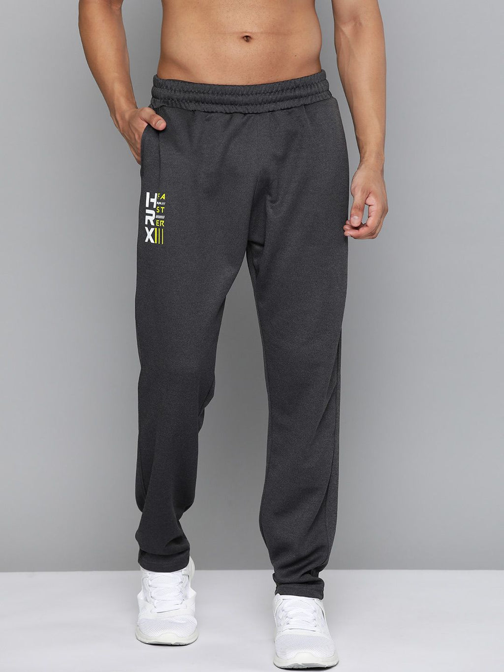  HRX By Hrithik Roshan Men Slim Fit Rapid-Dry Running Track Pants