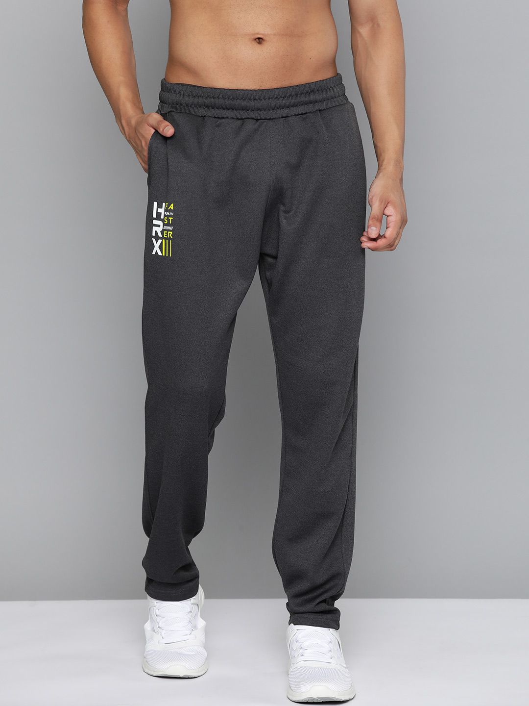  HRX By Hrithik Roshan Men Slim Fit Rapid-Dry Running Track Pants