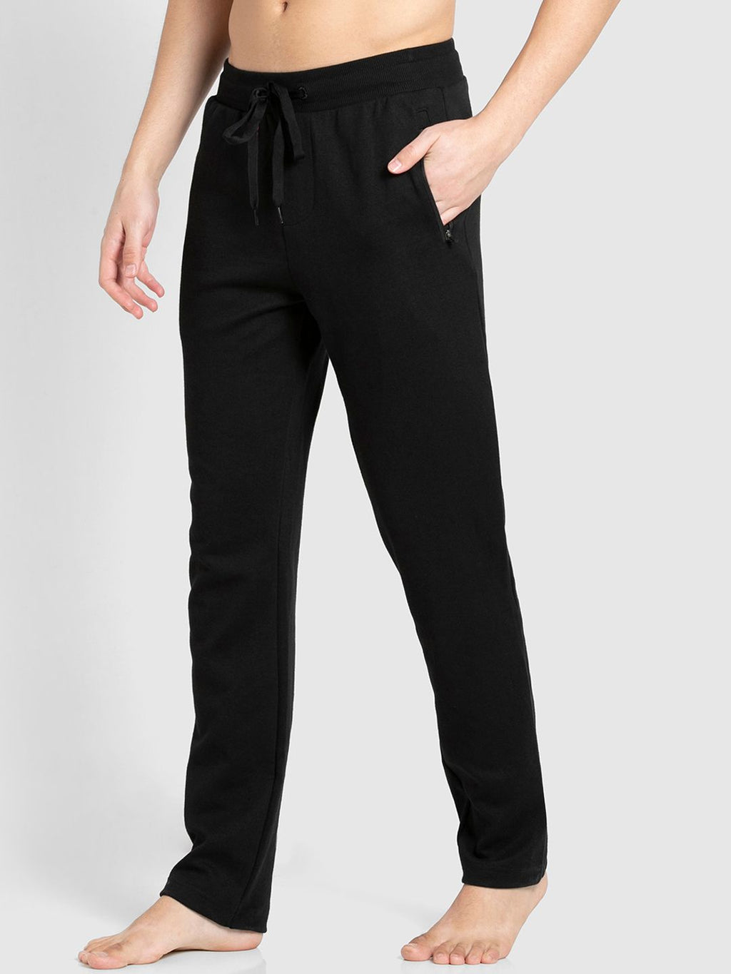  Jockey Men Black Solid Track Pants