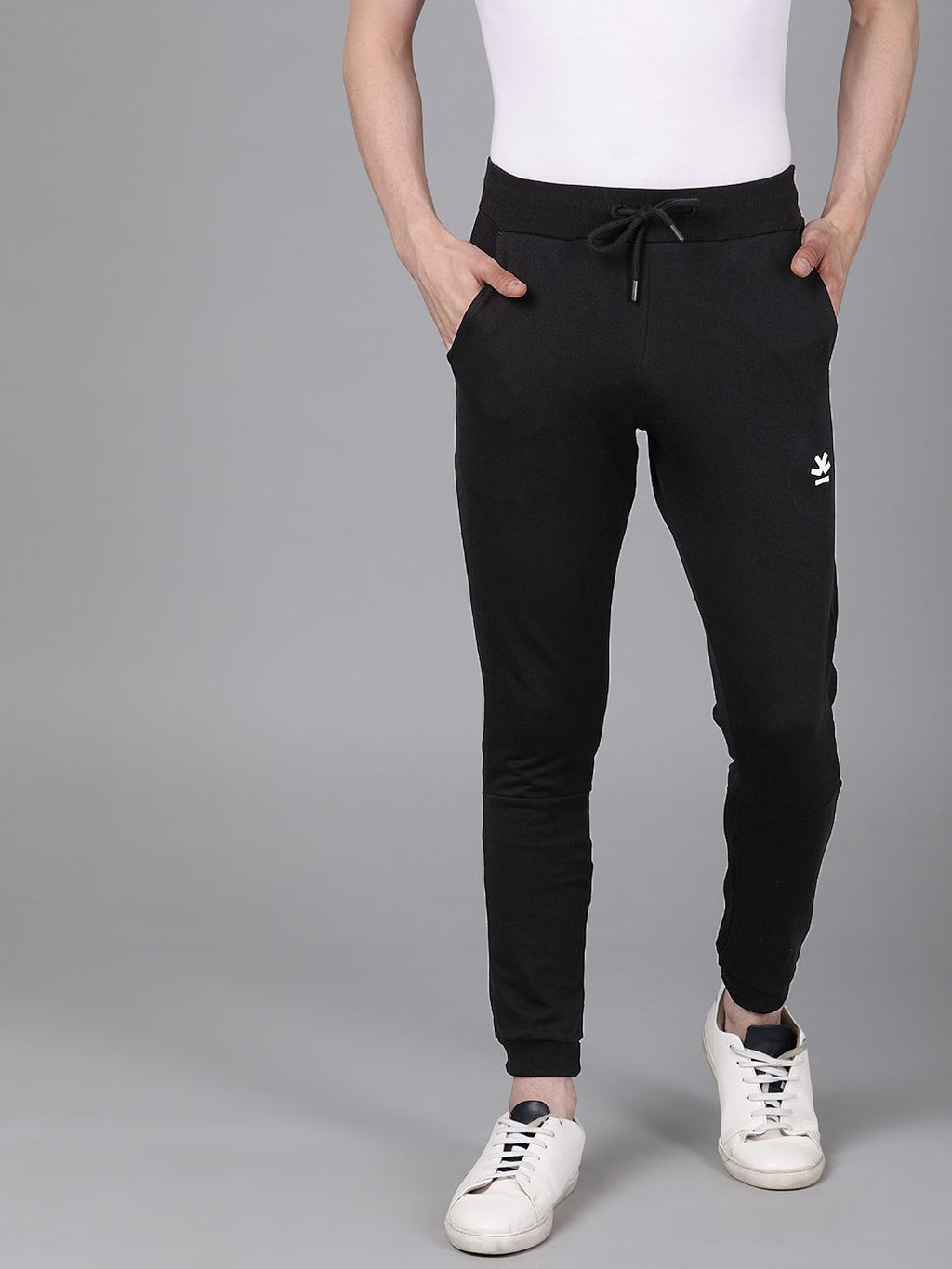  WROGN Men Black Slim Fit Joggers