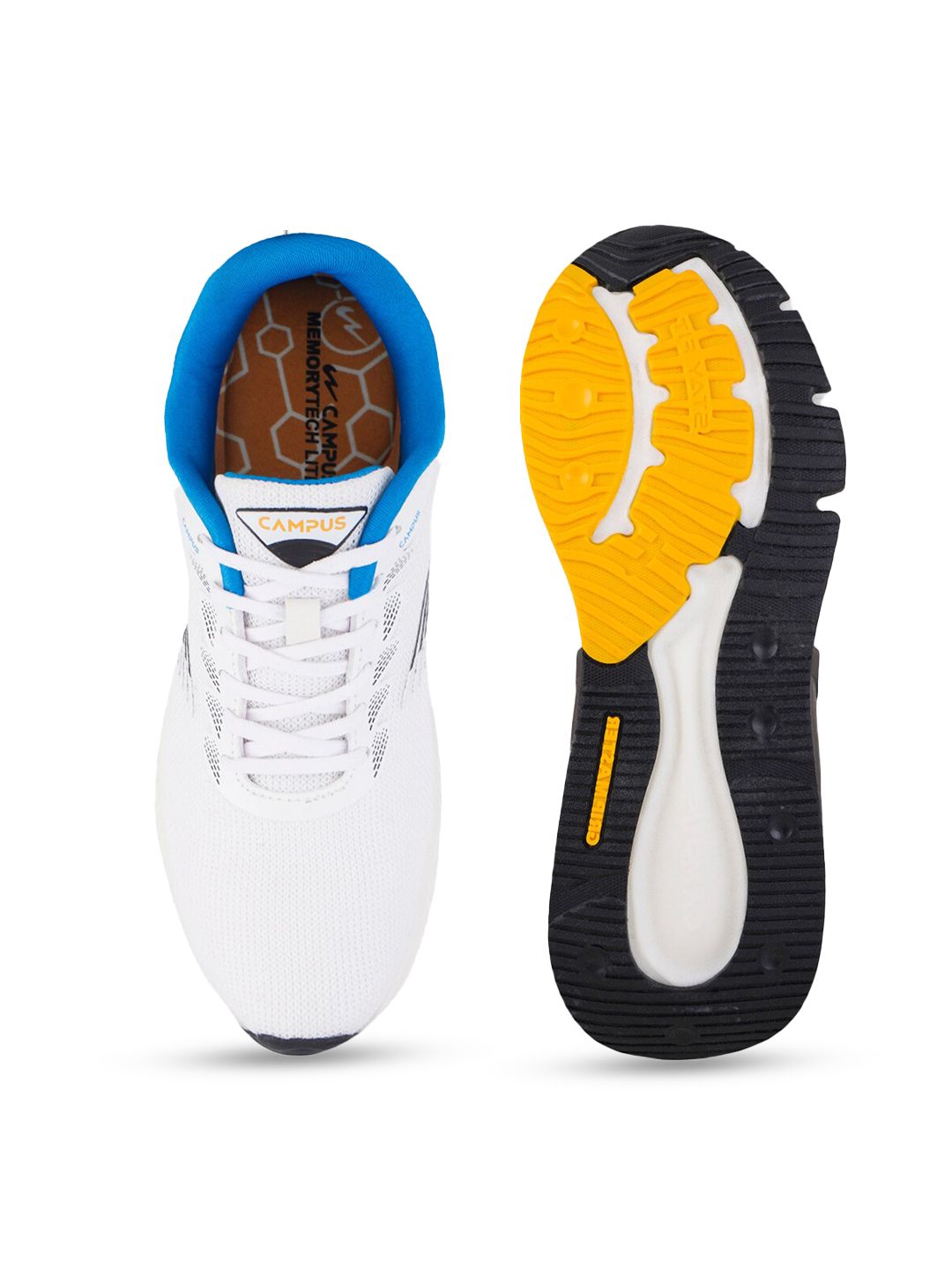  Campus Men Mesh Lace-Up Running Shoes