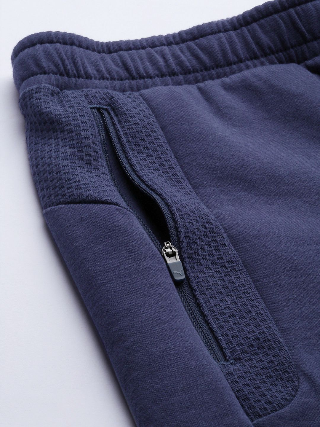  Puma Men Navy Blue Solid TeamCUP DryCell Slim Fit Track Pants