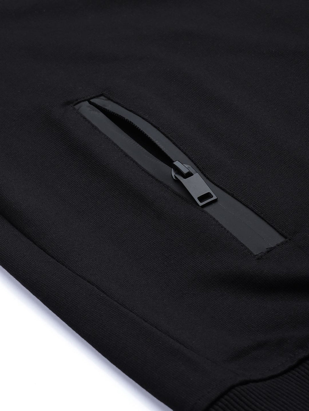  Ducati Men Black Striped Sweatshirt