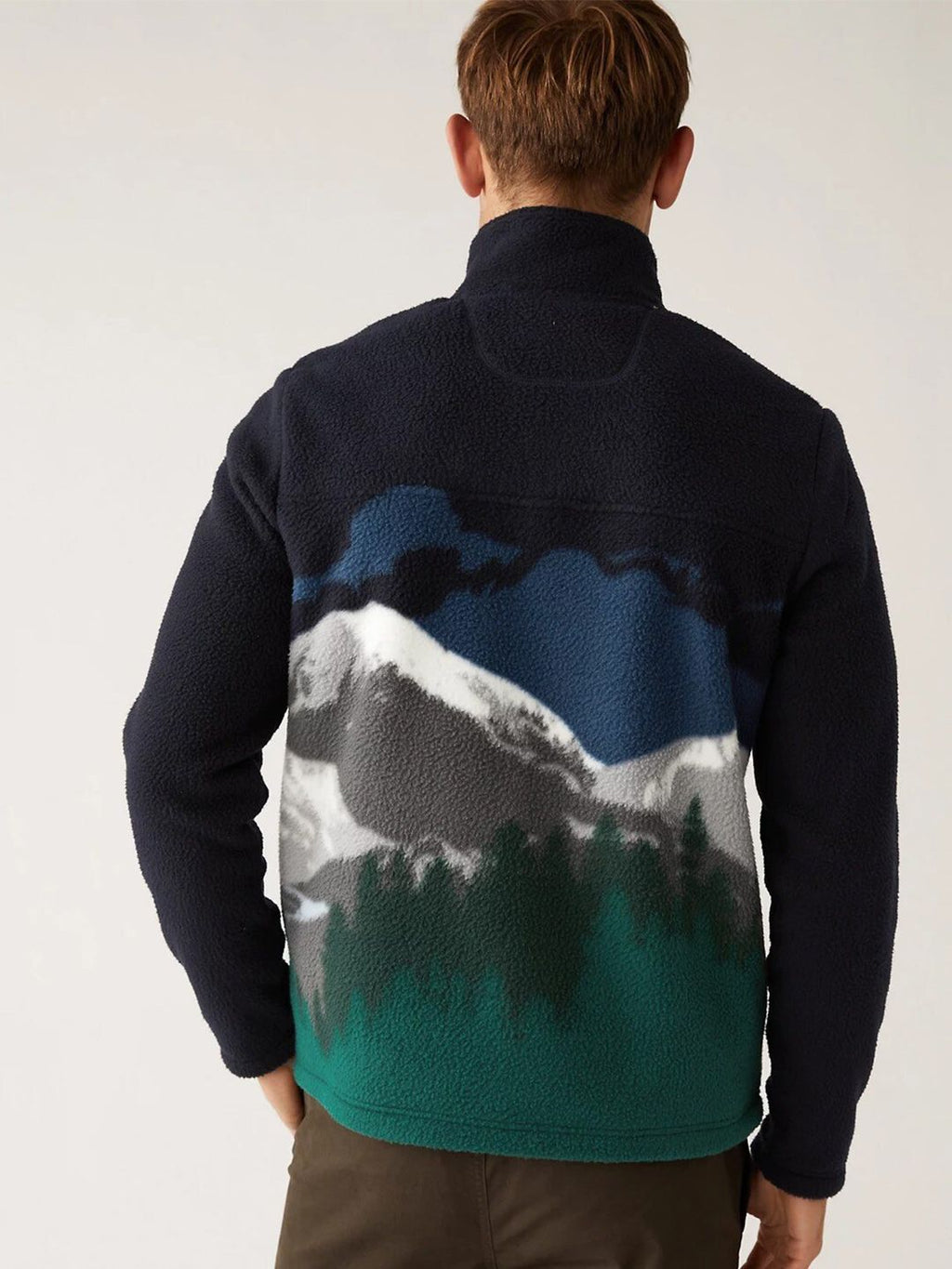  Marks & Spencer Men Abstract Printed Pullover Sweatshirt