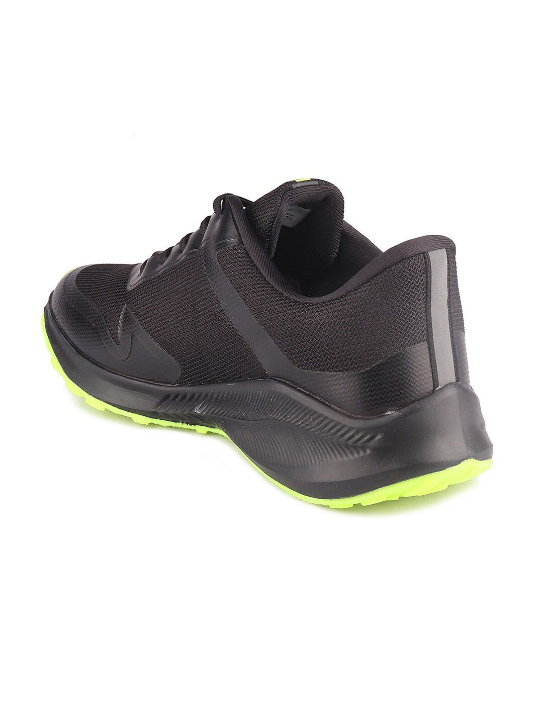 FURO By Red Chief Men Black Mesh Running Shoes