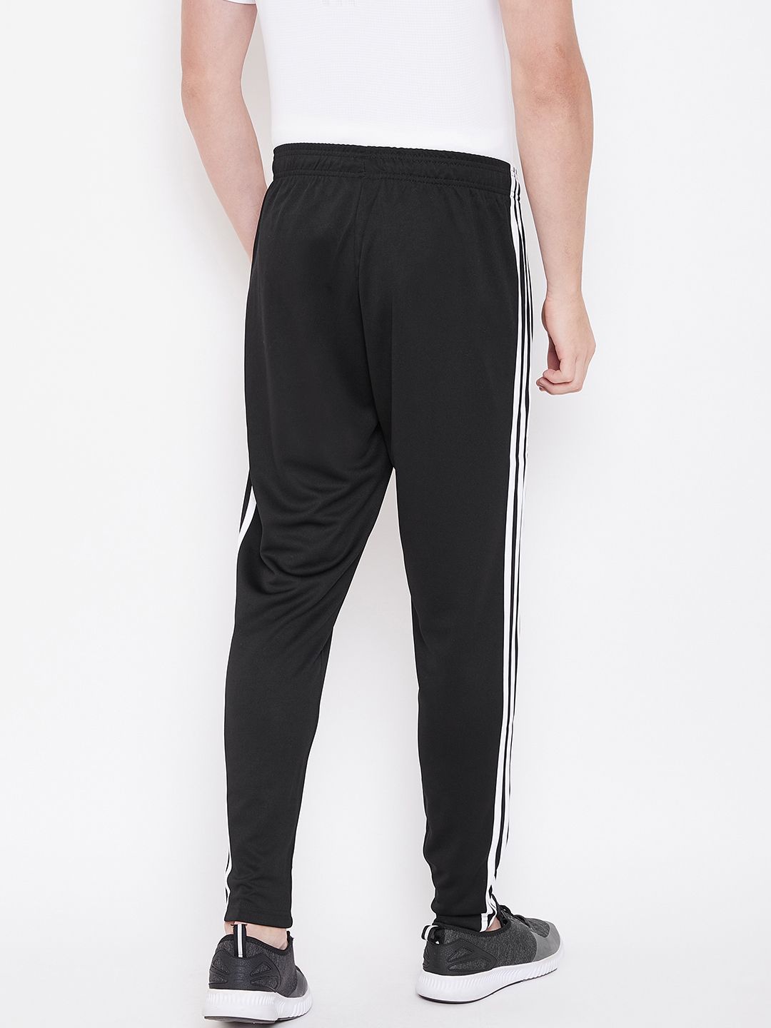  ADIDAS Men Black Essentials Classics Solid Sustainable Track Pants