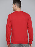  HRX By Hrithik Roshan Men Red Printed Sweatshirt