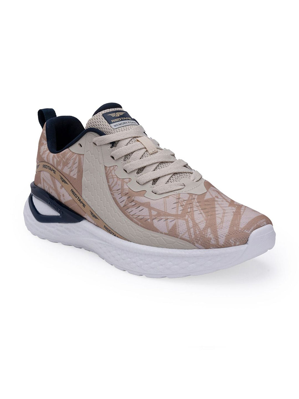  Red Tape Men Beige RSO2086 Regular Running Shoes