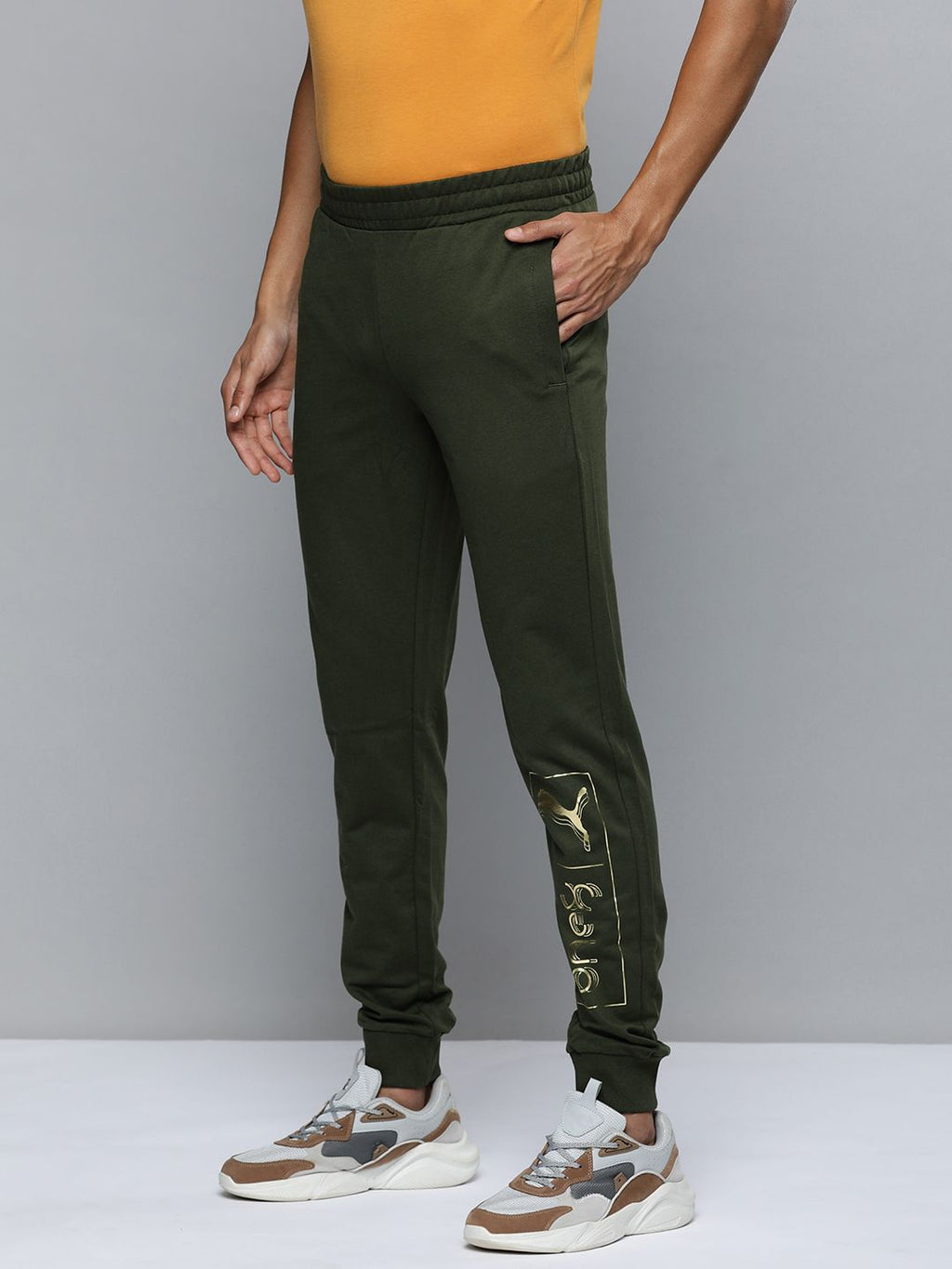  One8 Virat Kohli X PUMA Men Brand Logo Printed Slim Fit Outdoor Joggers