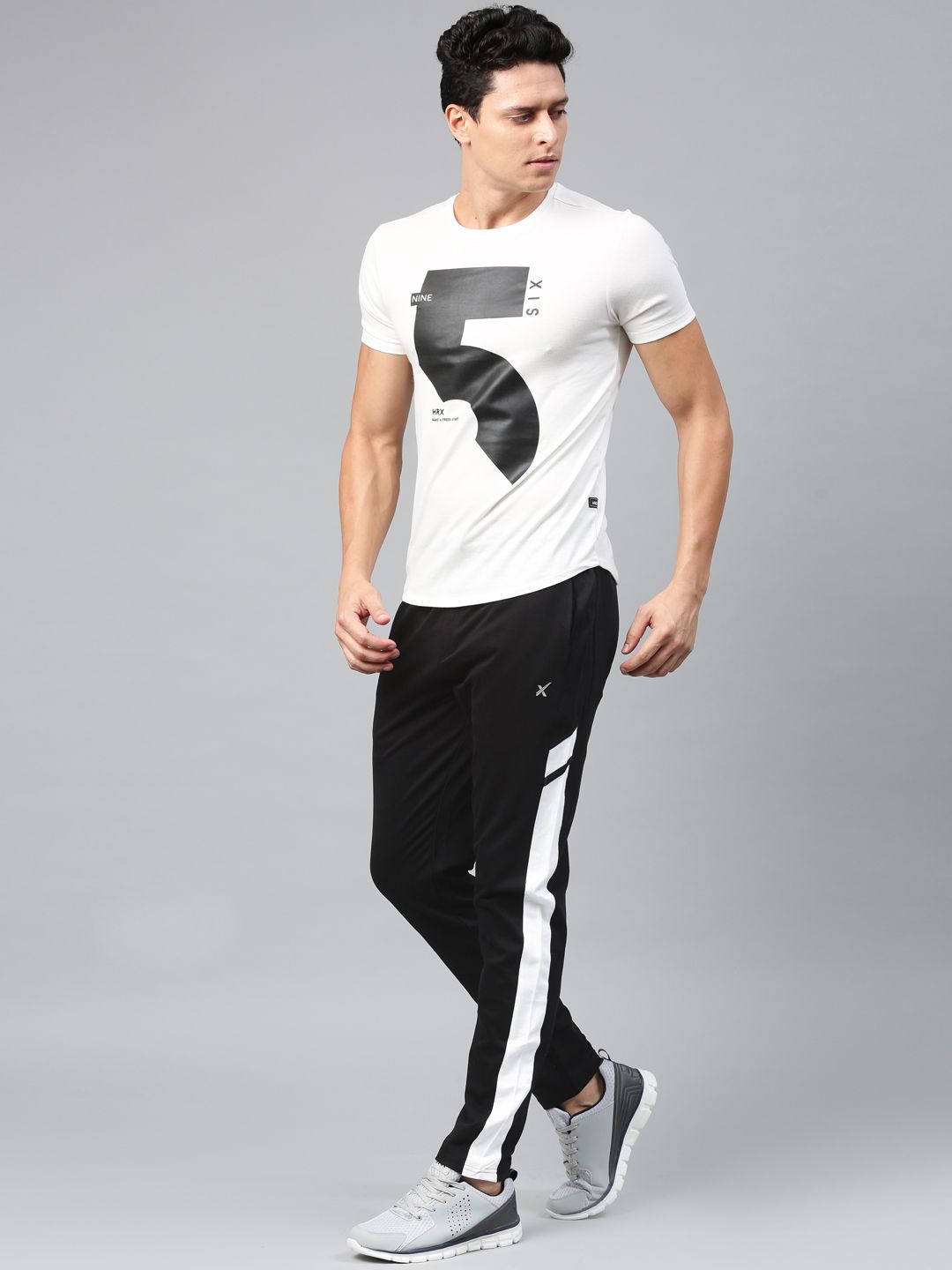  HRX By Hrithik Roshan Men Black Active Track Pants