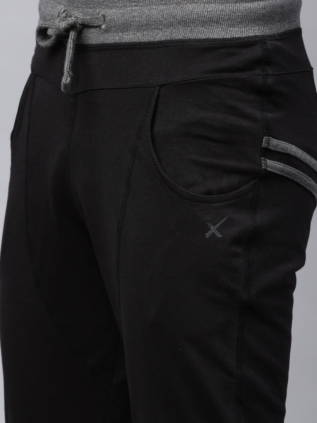  HRX By Hrithik Roshan Men Black Basic Joggers