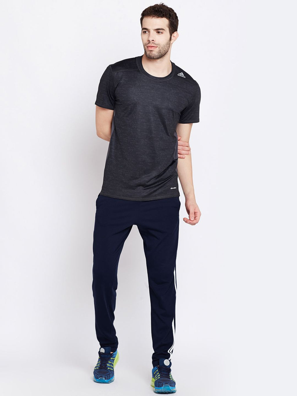  ADIDAS Navy Essentials SJ 3 Stripes Track Pants