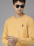 U.S. Polo Assn. U S Polo Assn Men Mustard Sweatshirt