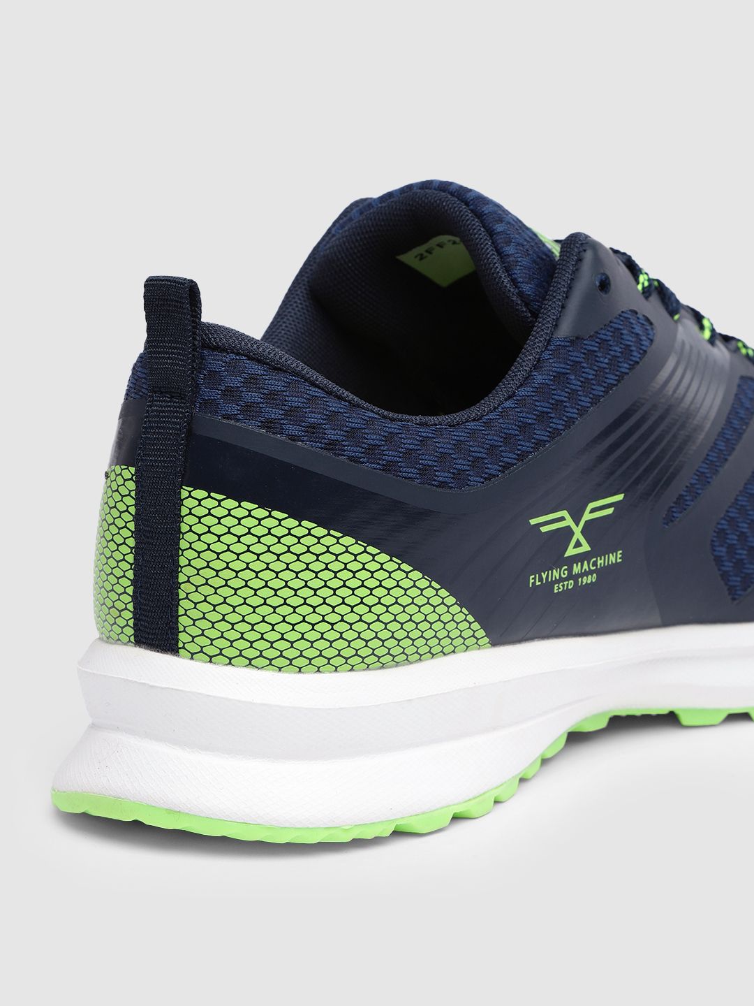  Flying Machine Men Navy Blue Solid Welsh Walking Shoes