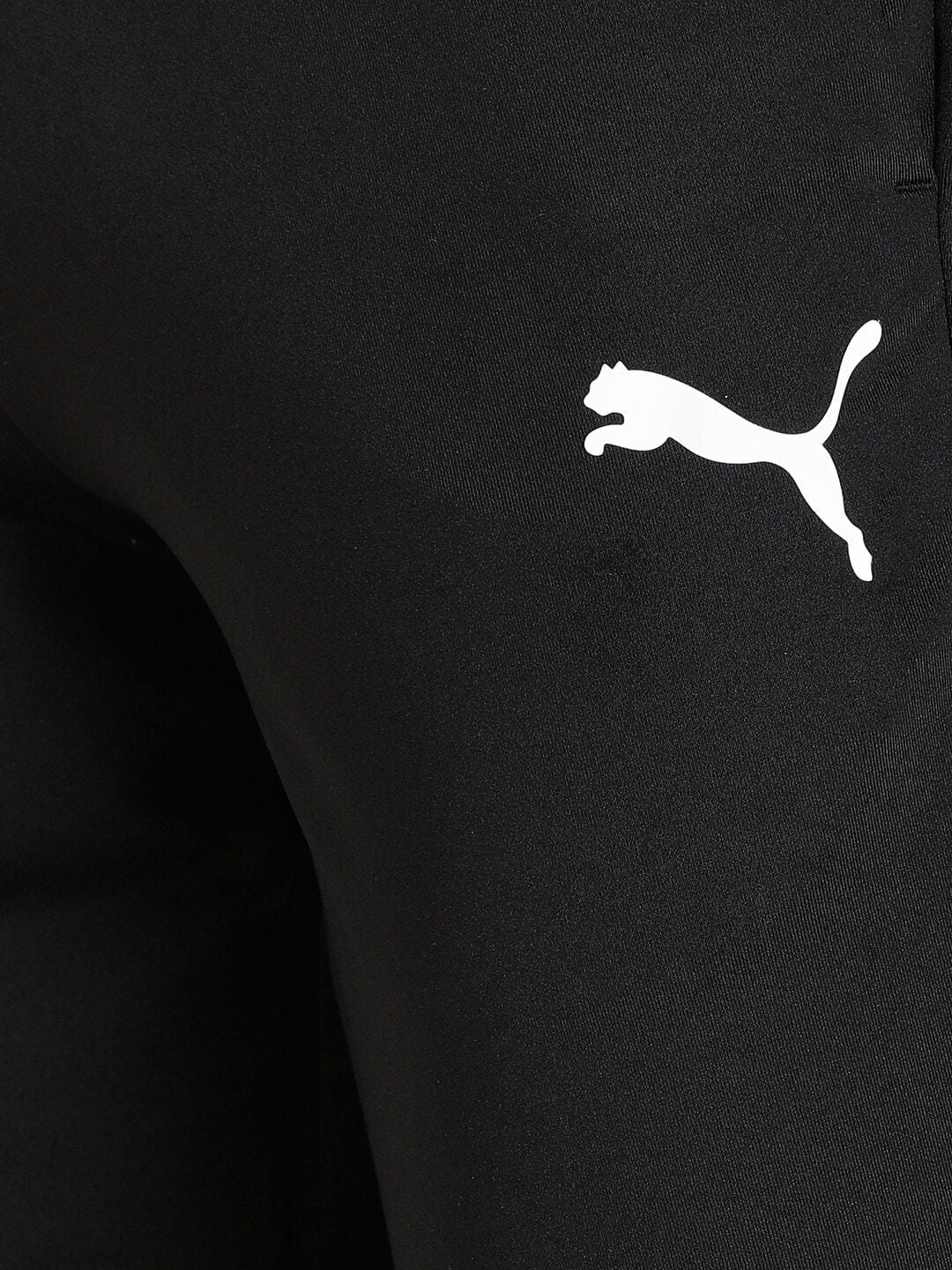  Puma Men Black Solid Teams CR Training Pants