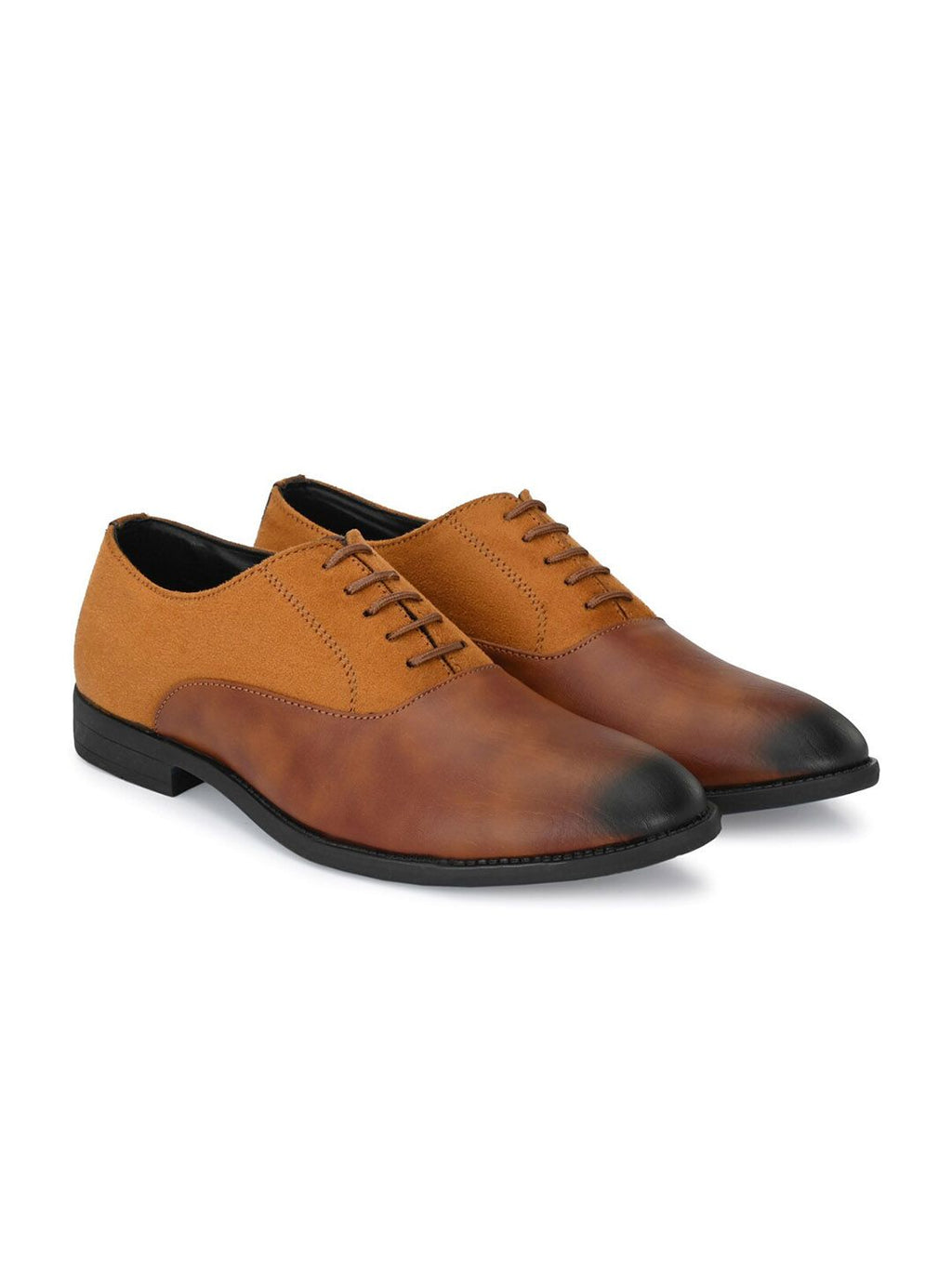  ATTITUDIST Men Lace-Up Formal Oxfords