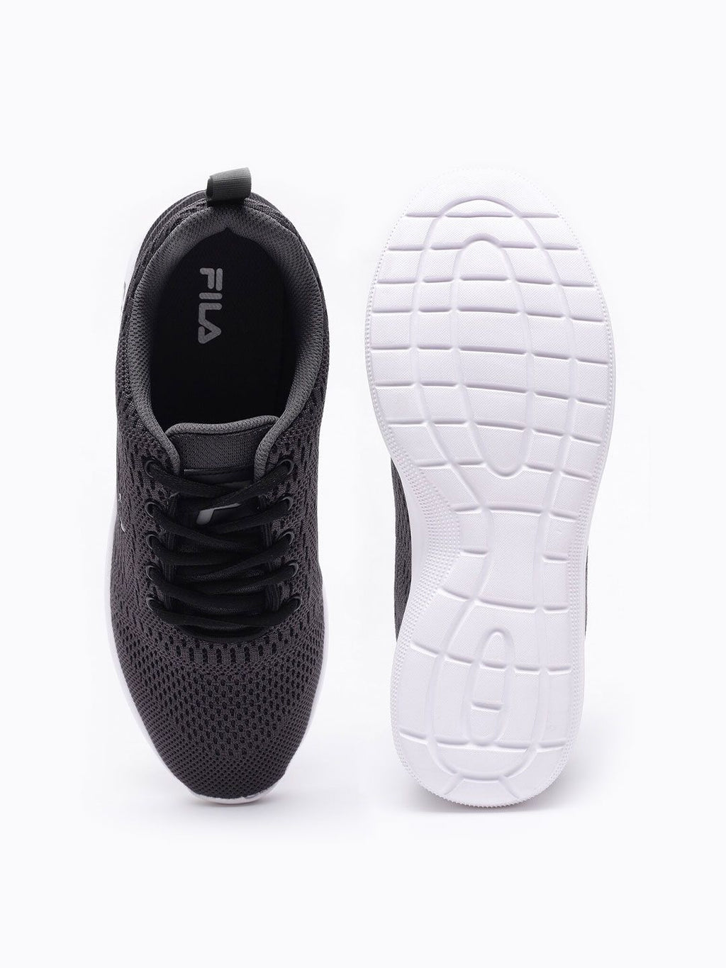  FILA Men Charcoal Running Non-Marking Sport Carmen Plus Shoes