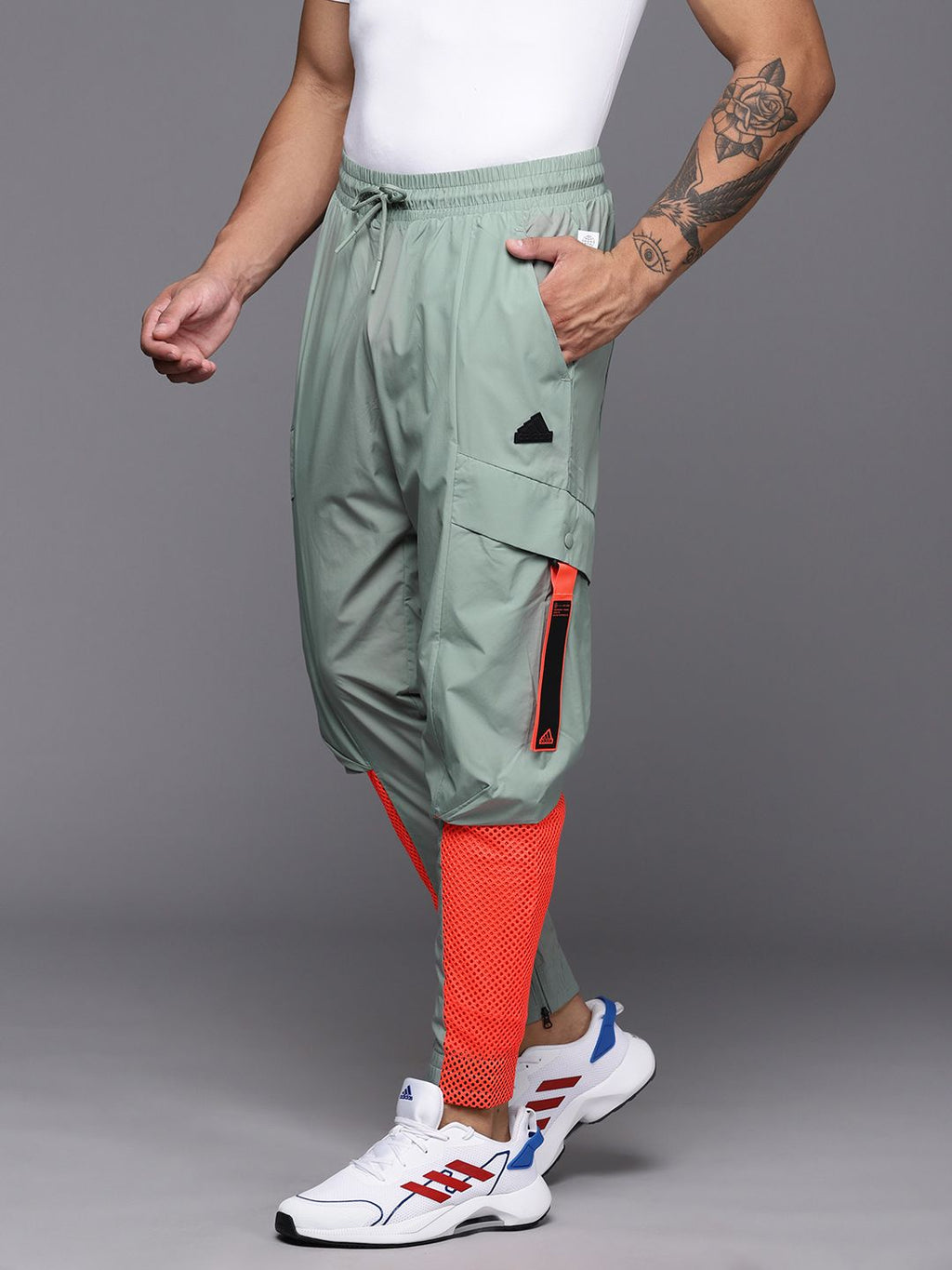  ADIDAS Men City Escape Premium Water-Repellant Track Pants