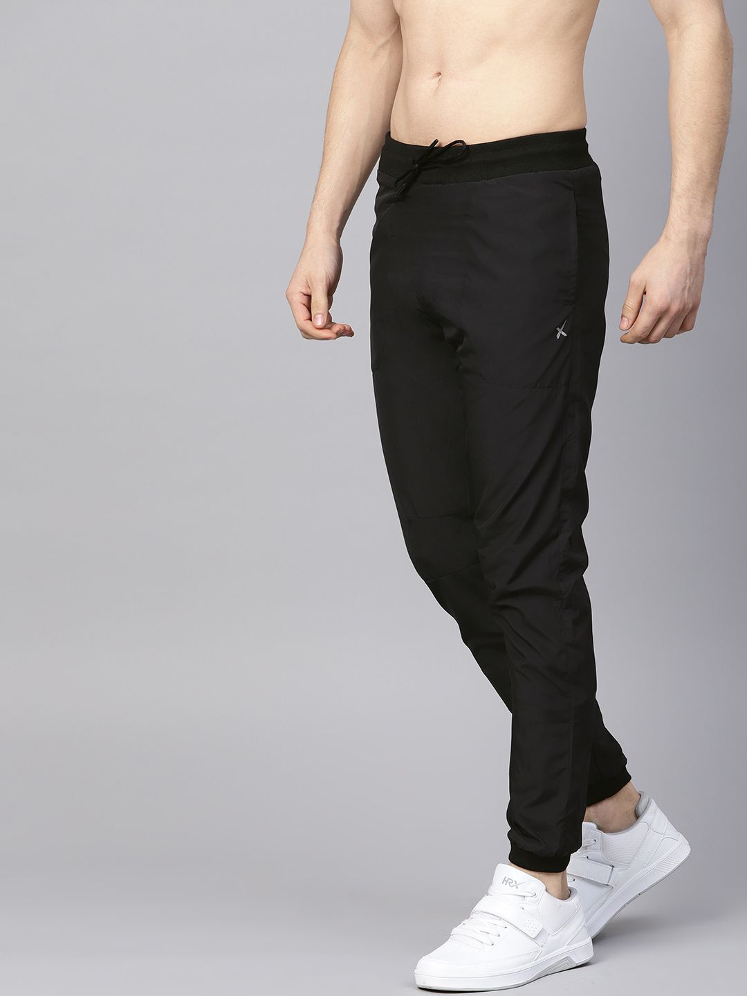  HRX By Hrithik Roshan Men Black Solid Joggers