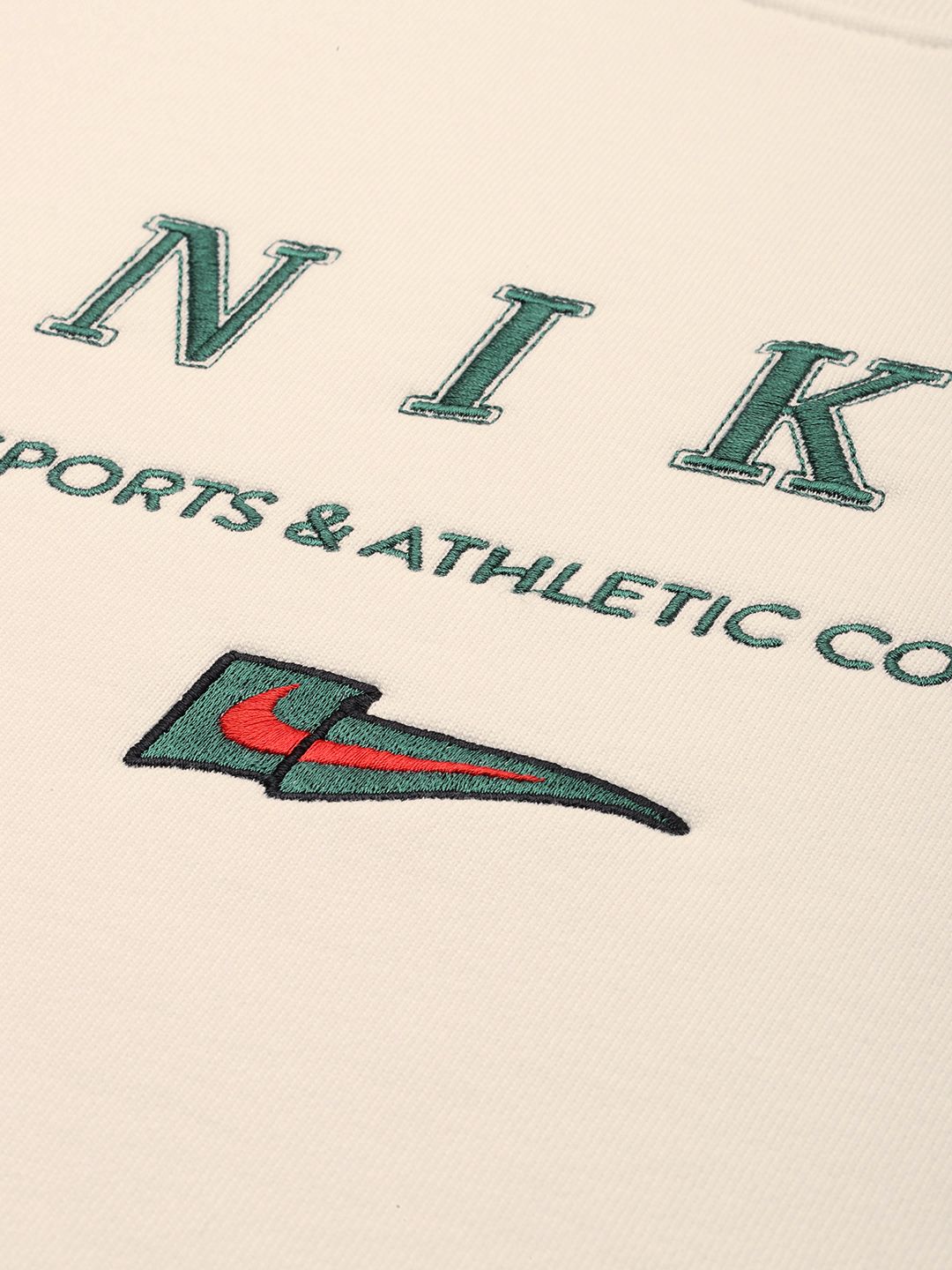  Nike Embroidered Brand Logo Loose Fit NSW CRW FLC HWYWT NCPS Sweatshirt