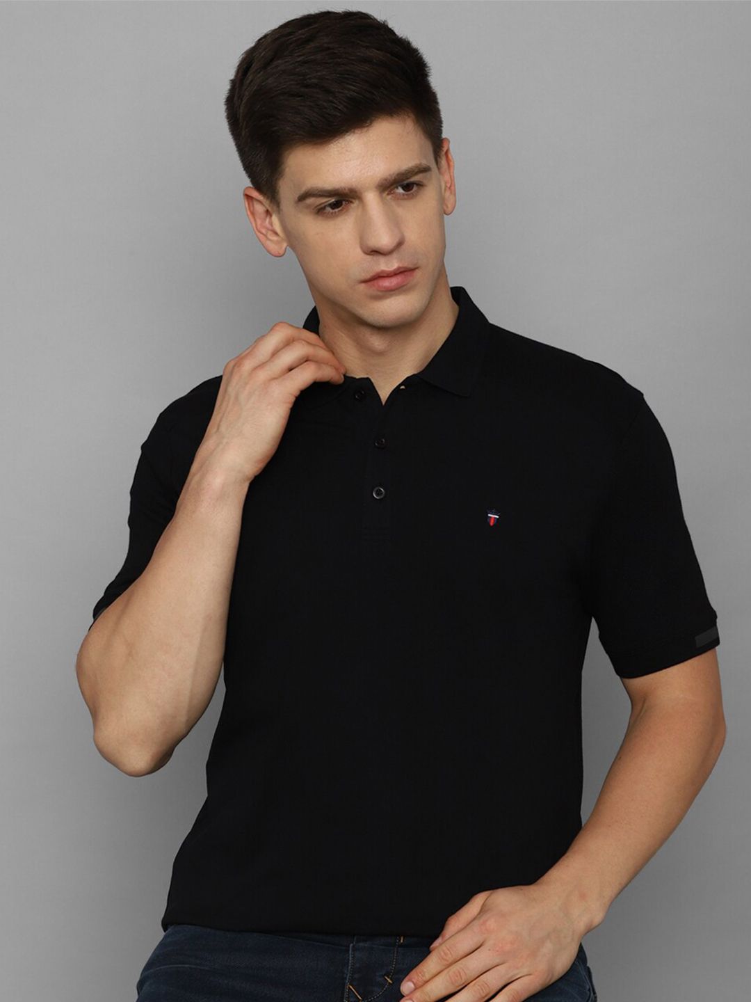  Louis Philippe Jeans Polo Collar Cotton T-shirt