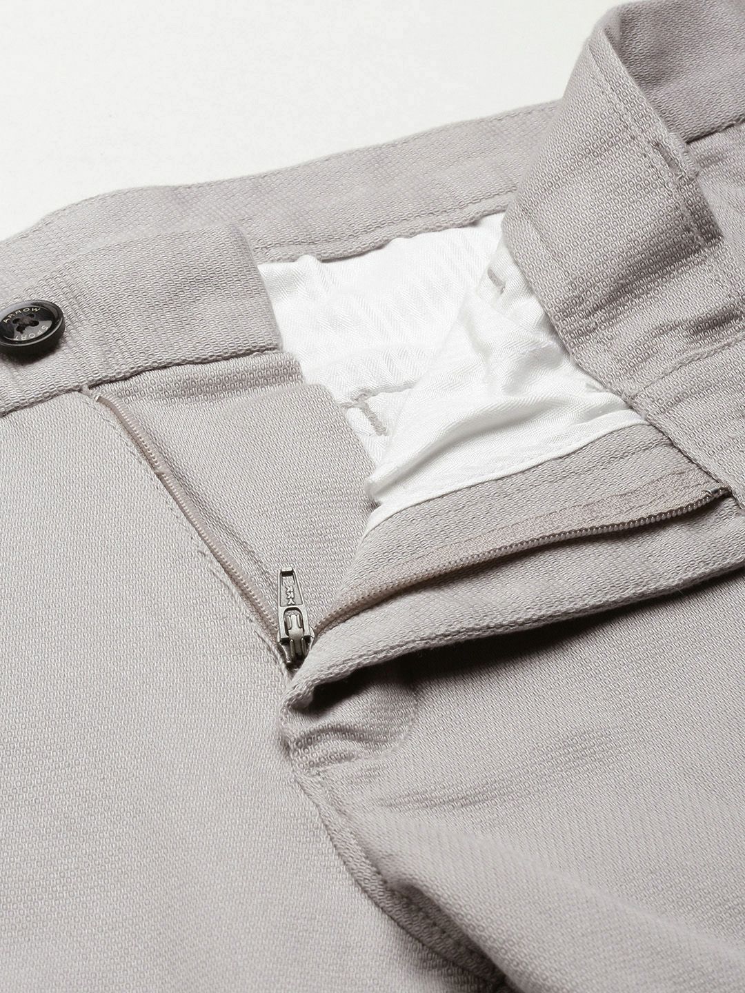  Arrow Sport Men Textured Original Slim Fit Casual Trousers