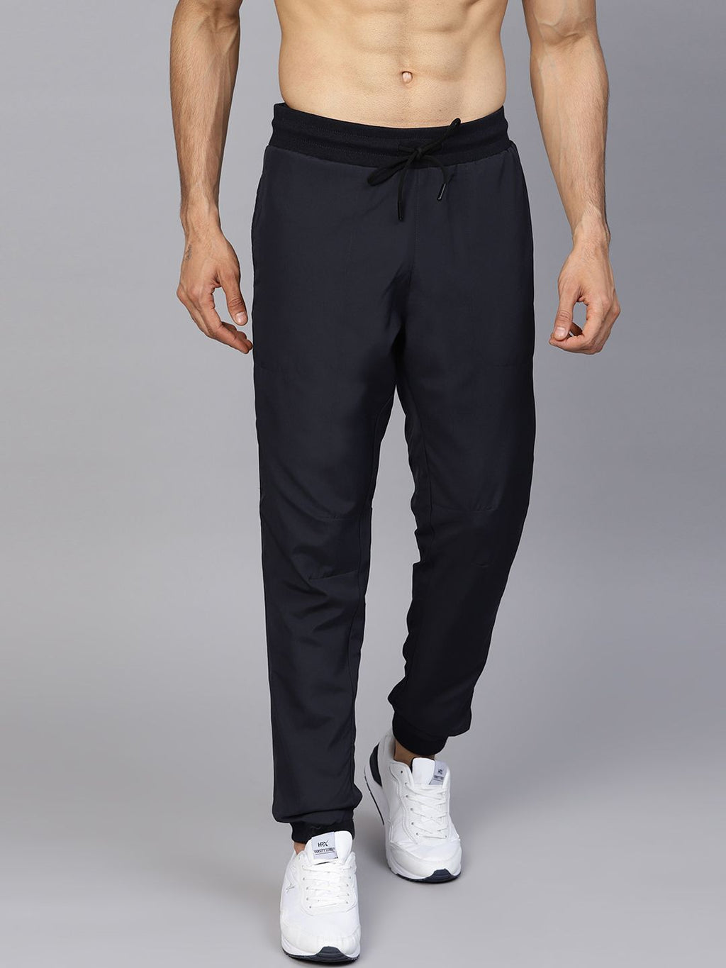  HRX By Hrithik Roshan Men Navy Blue Rapid Dry Running Joggers