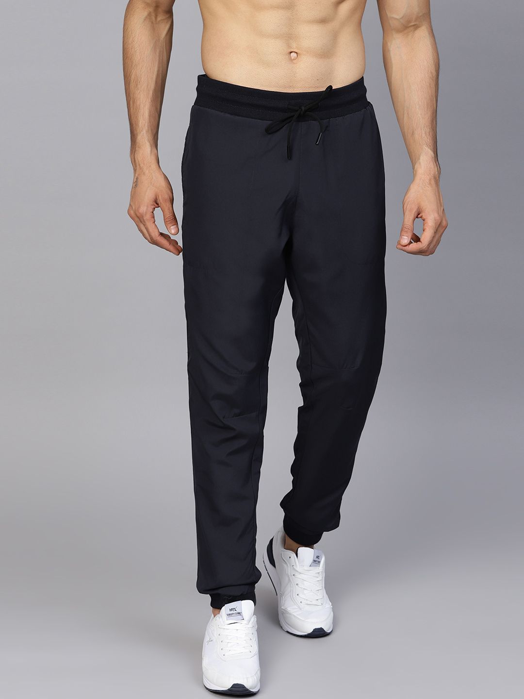  HRX By Hrithik Roshan Men Navy Blue Rapid Dry Running Joggers