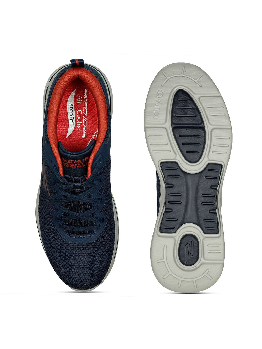  Skechers Men Navy Blue GO WALK Walking Non-Marking Shoes