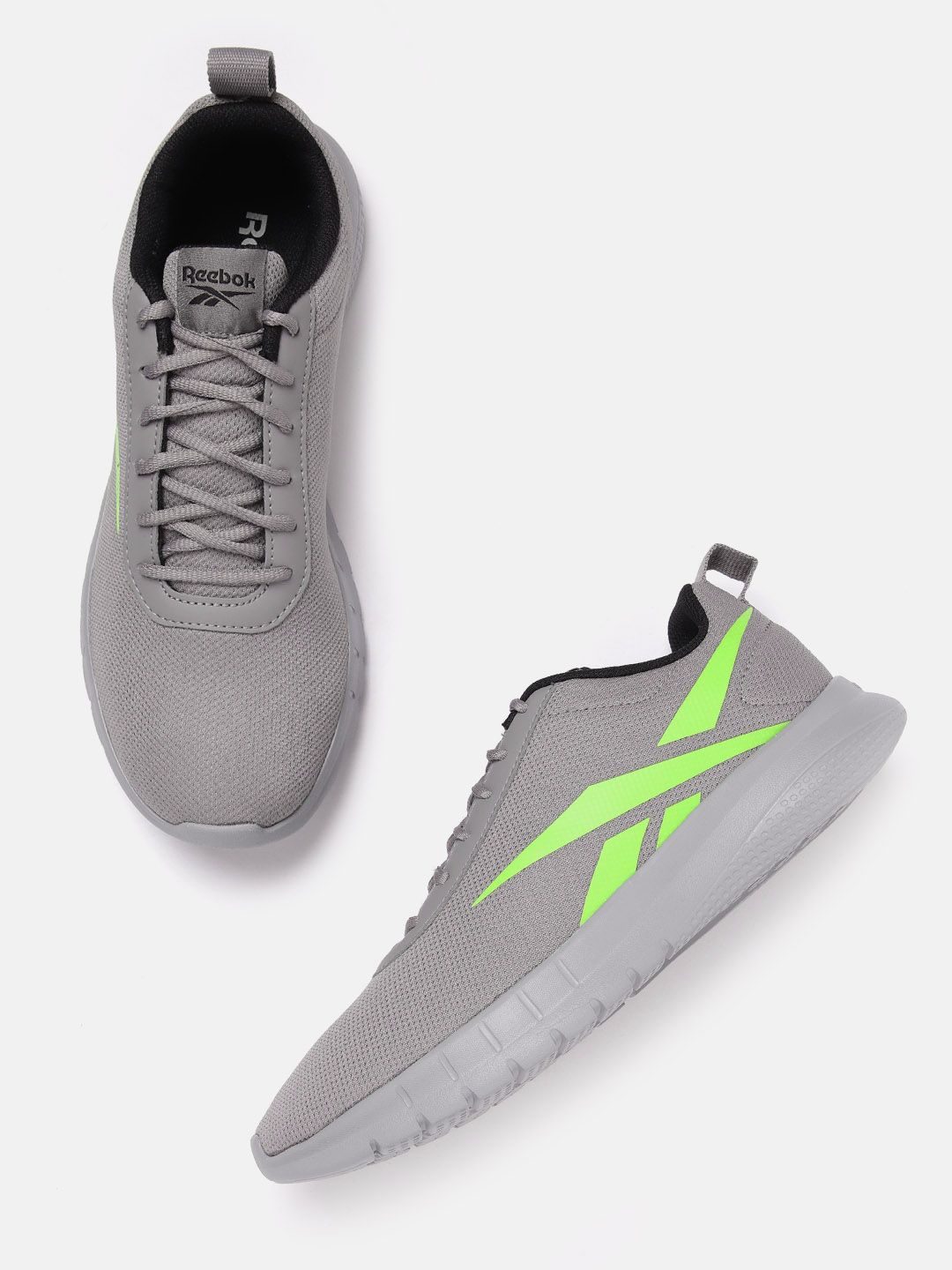  Reebok Men Woven Design Turbo Flight Running Shoes