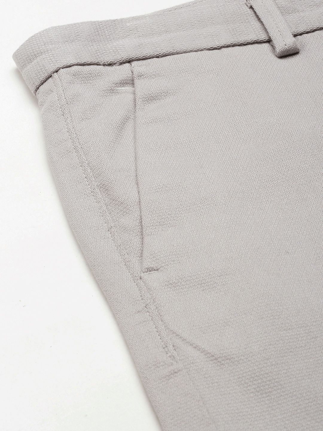  Arrow Sport Men Textured Original Slim Fit Casual Trousers
