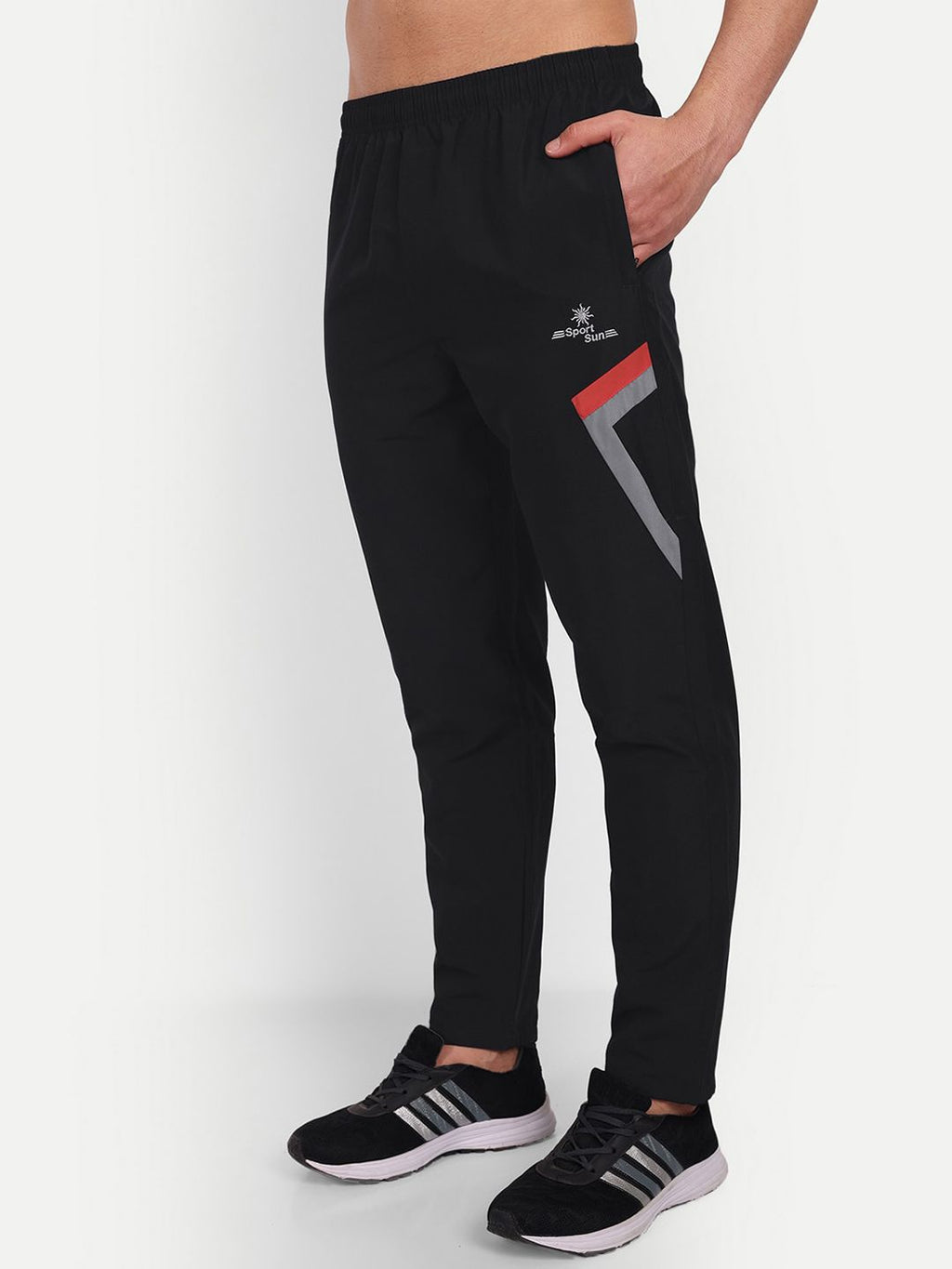  Sport Sun Men Solid Track Suit