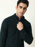  RARE RABBIT Selfdesign High Neck Cotton Sweatshirt