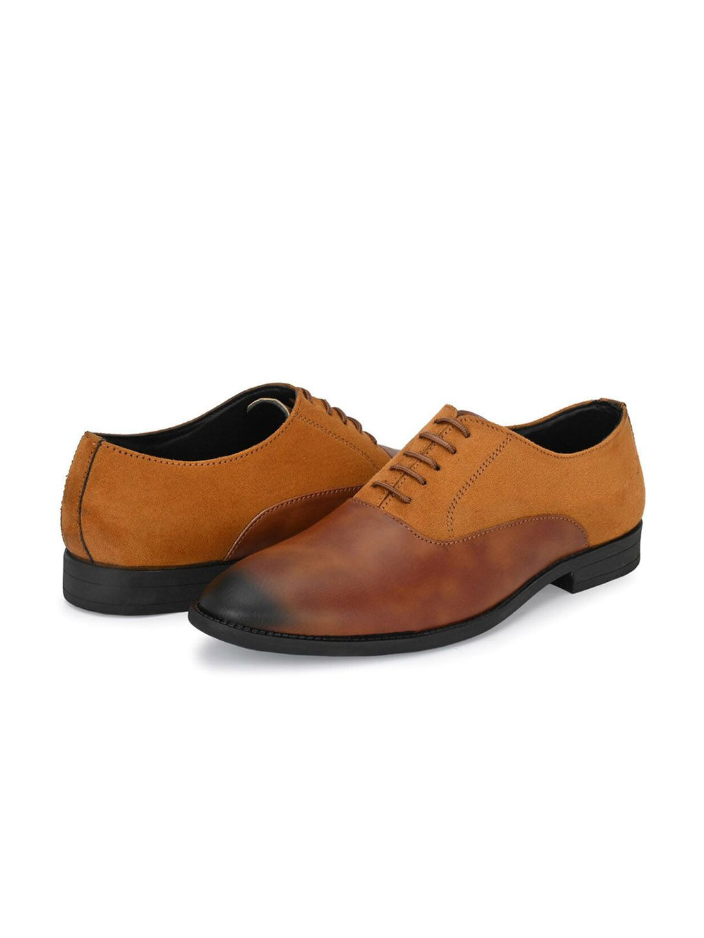  ATTITUDIST Men Lace-Up Formal Oxfords