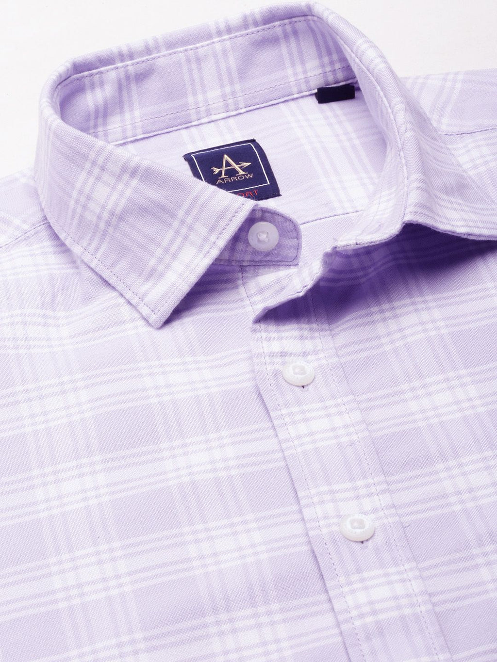  Arrow Sport Men Slim Fit Tartan Checked Pure Cotton Casual Shirt