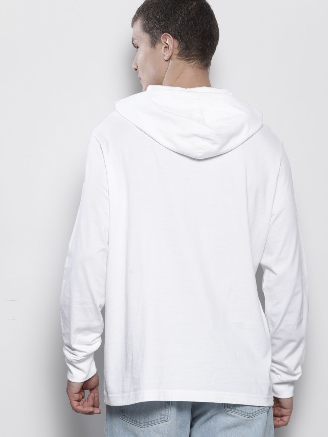  AMERICAN EAGLE OUTFITTERS Printed Pure Cotton Hooded Sweatshirt